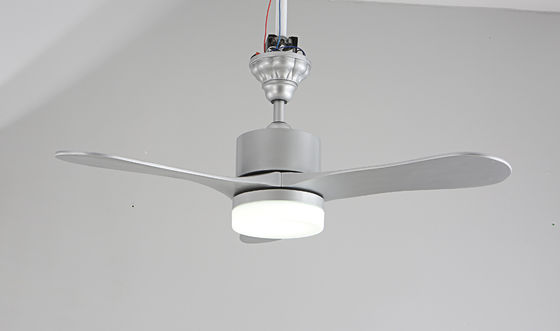 42 van de LEIDENE van duimdimmable Opgezette Opgeschort Afstandsbediening Plafondventilator de Zilveren Kleur