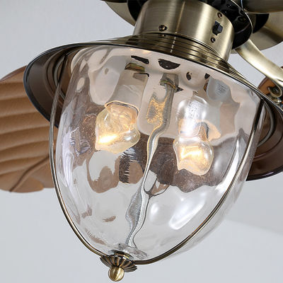 Modern Decoratief de Afstandsbediening Onzichtbaar Intrekbaar Blad van 4100k Crystal Ceiling Fan With Light