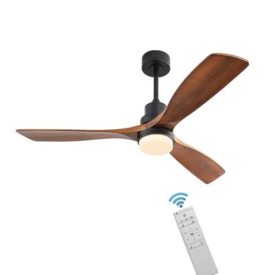 120V AC gelijkstroom Houten de Woonkamerkroonluchter van de Plafondventilator Lichte Afstandsbediening
