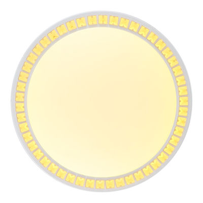 De moderne Decoratieve Witte Vouwbare Plafondventilator van 5250lm 70W met Licht voor Huis
