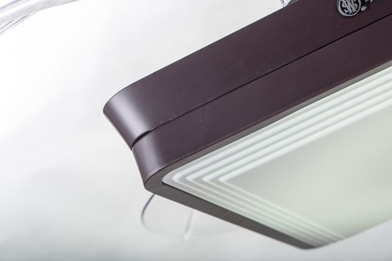 De bruine 70 Watts zetten gelijk Intrekbaar Plafondventilatorlicht met Verre 5250lm op