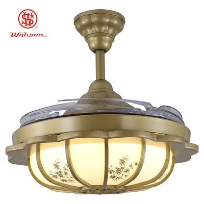 CCC Transparante Balde 3500K Moderne Onzichtbare Plafondventilator/Stille Plafondventilator met Licht