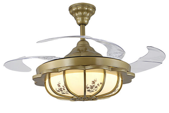 CCC Transparante Balde 3500K Moderne Onzichtbare Plafondventilator/Stille Plafondventilator met Licht