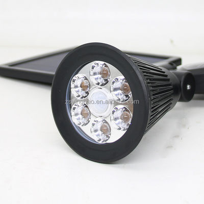 van de de Bewegingssensorschijnwerper van 12LEDs 20-600Lumen de Zonne Dubbele Hoofd Zonneschijnwerper