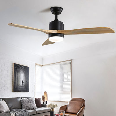 52Inch tijd die Houten Plafondventilatorlicht plaatsen