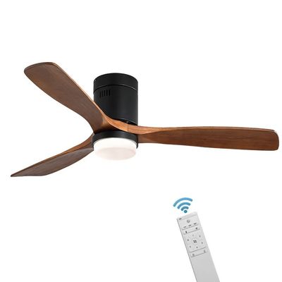 Industriële Stijl 65 lamp van de de Plafondventilator90lm/w 120v plafondventilator van het watts de Houten Blad