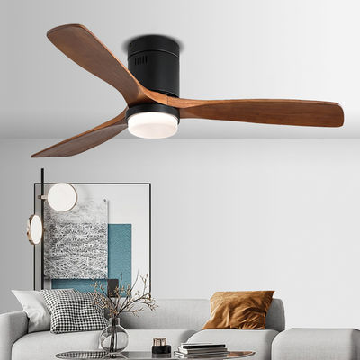 Industriële Stijl 65 lamp van de de Plafondventilator90lm/w 120v plafondventilator van het watts de Houten Blad