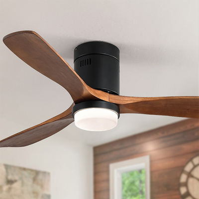 Industriële Stijl 65 lamp van de de Plafondventilator90lm/w 120v plafondventilator van het watts de Houten Blad