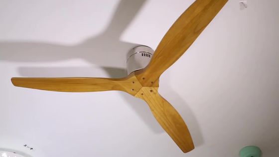Plafondventilator van RoHS de Natuurlijke Houten 75w Moderne 5 Blad Elektrische het Licht van de 42 DuimPlafondventilator