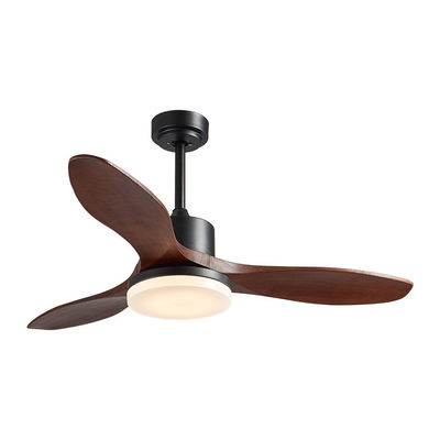 De Uitstekende Elektrische 20w Plafondventilator van het triplexblad 52 Duim met Lichte Decoratie voor Huis