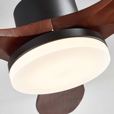 De Uitstekende Elektrische 20w Plafondventilator van het triplexblad 52 Duim met Lichte Decoratie voor Huis