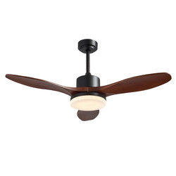 De Uitstekende Elektrische 20w Plafondventilator van het triplexblad 52 Duim met Lichte Decoratie voor Huis