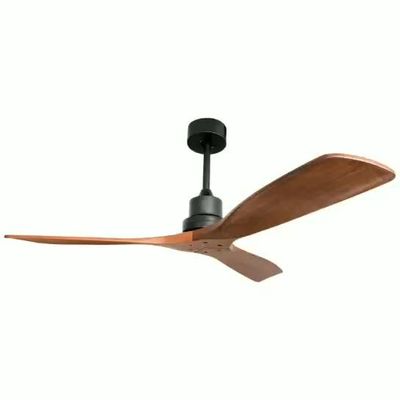 3 leidde de Stevige Houten Plafondventilator Lichte 52Inch van het bladen65w Ijzer BinnenPlafondventilator