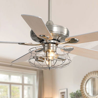 2000 Lumen Ver Crystal Ceiling Light Fan With