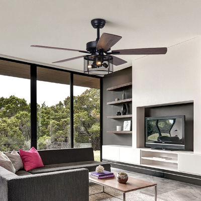 Het Triplex2000lm Crystal Ceiling Fan Light With gelijkstroom AC Motor van huisoffice 5