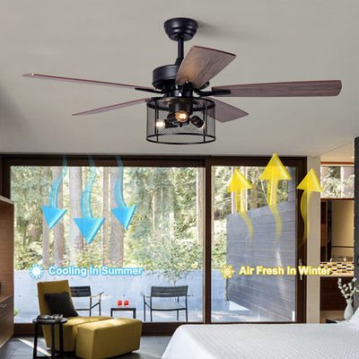 Het Triplex2000lm Crystal Ceiling Fan Light With gelijkstroom AC Motor van huisoffice 5