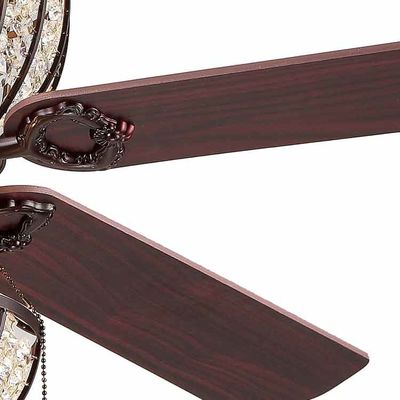 Luxe 6000LM 48 Duim 1220MM de Woonkamer van Kroonluchtercrystal ceiling fan light for