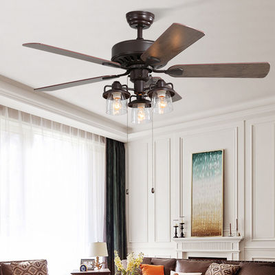 52Inch Crystal Cooling Air Ceiling Fan-Licht