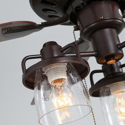 52Inch Crystal Cooling Air Ceiling Fan-Licht