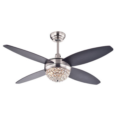 Geen van het de Plafondventilatorglas van het Lawaai18w Antieke Brons van de de Lampekapeetkamer de Kroonluchterventilator