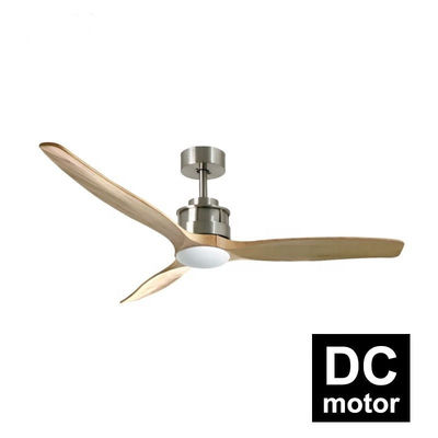 Decorwoonkamer 40w 52 Lichte 3 Bladengelijkstroom Motor van de Duim Houten Plafondventilator