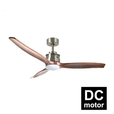 Decorwoonkamer 40w 52 Lichte 3 Bladengelijkstroom Motor van de Duim Houten Plafondventilator