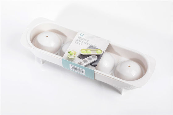 Ce-van het het Siliconekeukengerei van de EU de Producten115g Sferisch Ijsblokje Tray With Lid