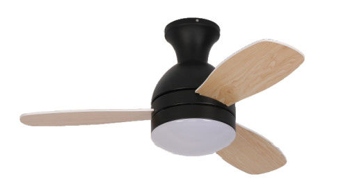 Licht van de bureau6000k het Houten Plafondventilator met Trekkrachtketen