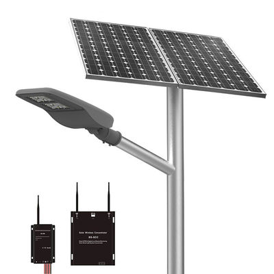Iedereen in Één LEIDENE van 14000lm 30W 80W Zonne Aangedreven Straatlantaarn18v pool installeert
