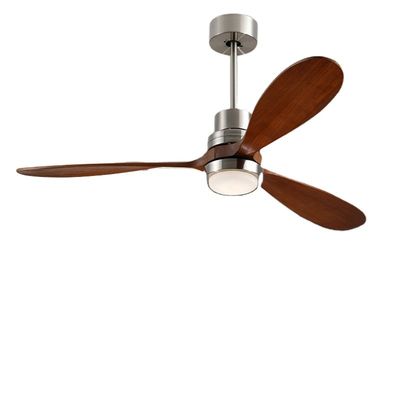 Gelijkstroom-borstelde de Plafondventilator Lichte Uitrusting 3 van Motordimmable Triplexbladen Gouden Kleur